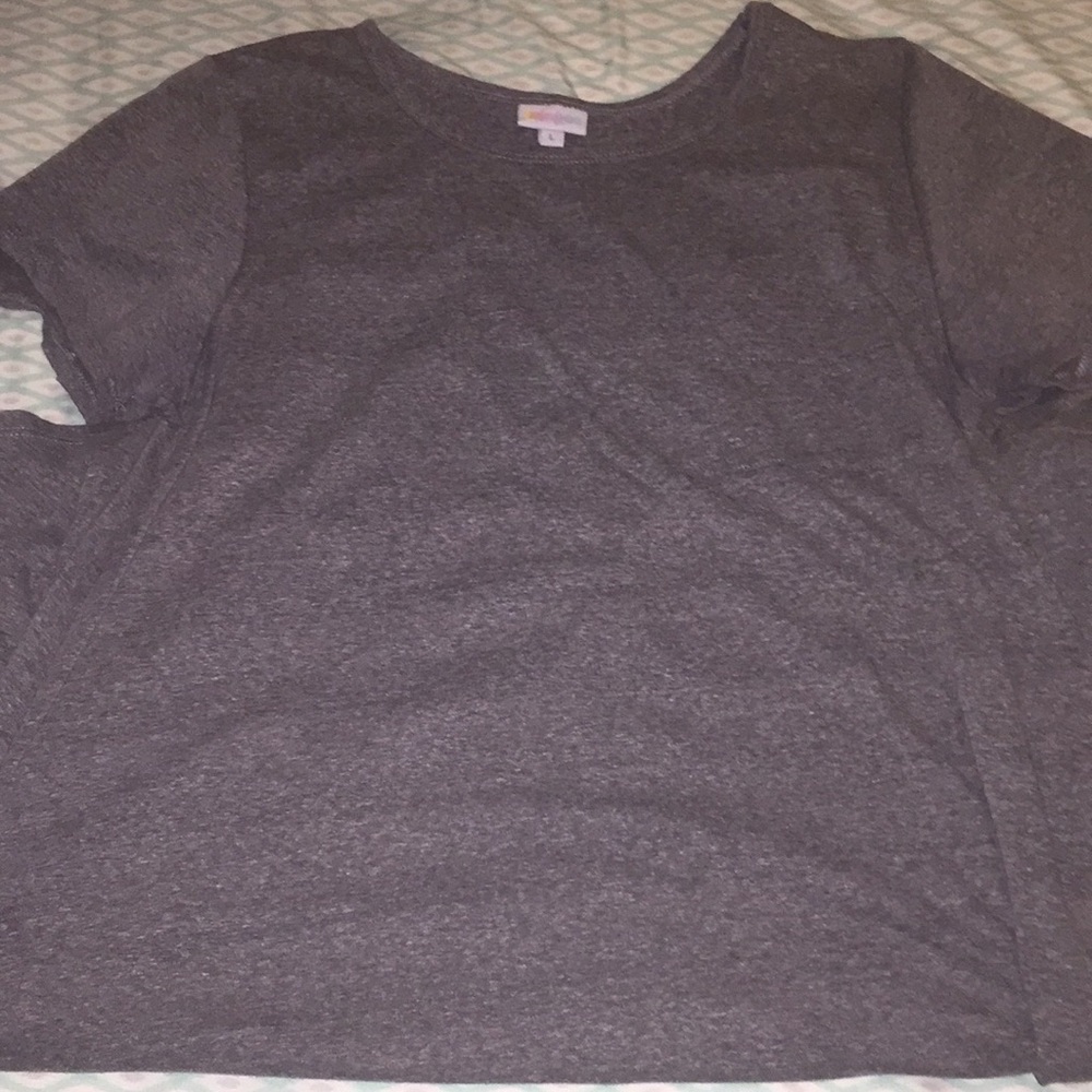 Lularoe Carly Large charcoal grey like new!!